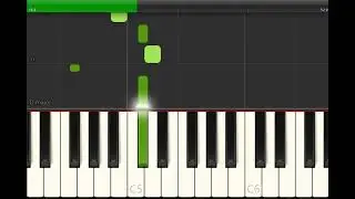 Аквариум - Под небом голубым (piano tutorial)