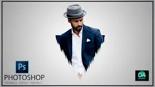 TRIANGLE POPOUT PORTRAIT IN PHOTOSHOP | PHOTOSHOP TUTORIAL