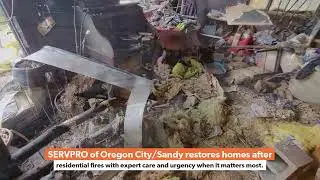 Fire damage restoration by SERVPRO of Oregon City/Sandy