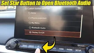 Kia Cerato 2019: How to Set Star/Favorite Button to Open Bluetooth Audio