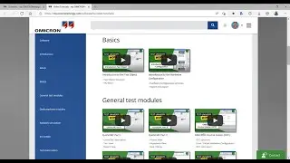 How to download the OMICRON Test Universe Video tutorials/PTL file Packages to be used in offline