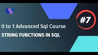 STRING FUNCTIONS IN SQL