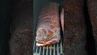 pork ribs on the #masterbuilt #bbq #smokedmeat #backyardbbq