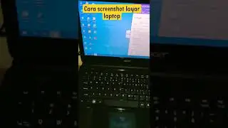Cara cepat Screenshot area tertentu di layar laptop #short