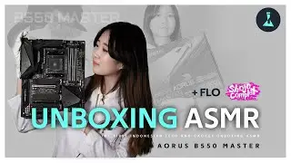 MOTHERBOARD AORUS B550 MASTER ! Unboxing ASMR feat. Flo Shojo Complex!