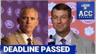 Deadline Passed, Florida State & Clemson DID NOT Withdraw From ACC | New CFP Tiebreaker Criteria