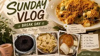The Sunday I Needed Most 💛 | Rest, Food & Preparing for the Next Challenge 