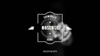 NoSense - Criminalii Legali (Official audio 2021)