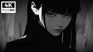 Goth Anime Girl 4K Live Wallpaper