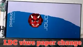 All model polorizer paper change ||lcd view/display paper remove 