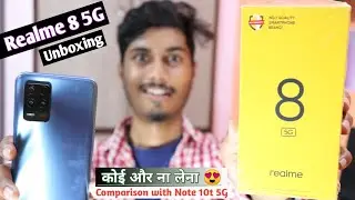 Realme 8 5G Unboxing & Review | Redmi note 10t 5G vs Realme 8 5G | Best Smartphones Under 15000