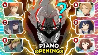 🎵 Guess Anime Openings in PIANO Version 🔥 Anime Opening Quiz