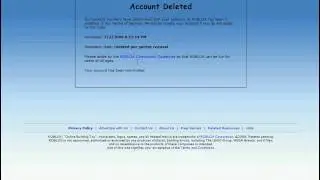 My Roblox Account....... DELETED!!!!!!!!! Read Description!