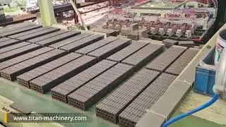 Роботизированная садка кирпичей. TITAN ZORG.