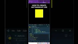 How to Create Heptagon 🔥 by CSS Using Clip-Path 