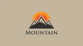 Mountain shape logo design tutorial - adobe illustrator