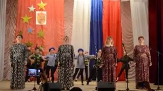 Песня - Защитники отечества. Вокальная группа - Талисман и танцевальная группа - Виктория. Кухаривка