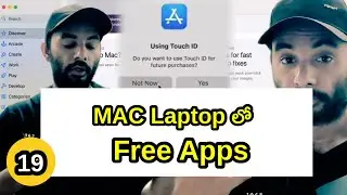 #macbook Mac Tutorial For Beginners In Telugu || How to use App store in Mac Laptop? || Chapter 19