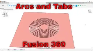 A pattern of Arc cuts - Fusion 360