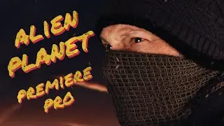 I put myself on an ALIEN PLANET just using PREMIERE PRO