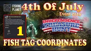4th Of July - FISH TAG COORDINATES 1 - Emerald Sunken Canoe - Fishing Planet Indonesia