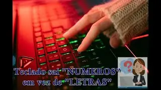 Aperto letra e sai numero, como resolve.