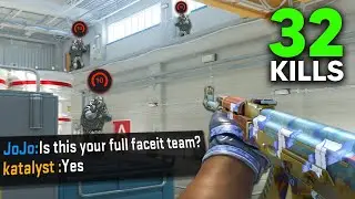 I played vs a FULL FACEIT TEAM in premier