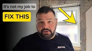 WHY IS EVERYTHING LEFT TO THE PLASTERER?