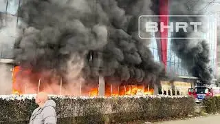 Požar na pijaci Heco, Sarajevo -  24.01.2024.