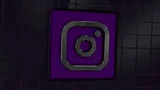 3D Animated Instagram logo - Free Video 4K