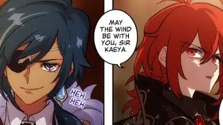 (Genshin Impact Comic Dub) Kaeya manipulates Diluc