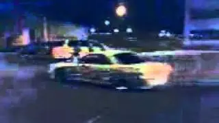 Skyline Drifting around a police car chase
