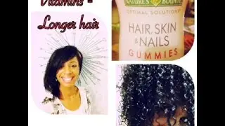 How to grow thicker and longer hair/Nature Bounty review