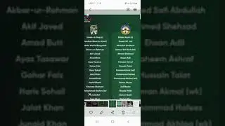 NATIONAL T20 CUP 2021-2022 @ SQUAD OF ALL TEAMS.