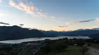 Mt. Iron Wanaka - Sunset Pano TimeLapse