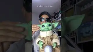 BABY YODA👶 Robot de Baby Yoda Galactic Snackin Grogu Hasbro 🙈 
