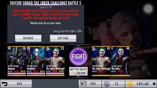 Injustice iOS Suicide Squad The Joker Challenge Nightmare Boss Fight