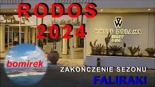 Rodos 2024 - White Dreams Resort & Spa - koniec sezonu w Faliraki z  @agatabodkuchni