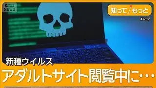 アダルトサイト閲覧している姿を盗撮　新種のウイルス　カメラ乗っ取る【知っておきたい！】【グッド！モーニング】(2025年10月23日)