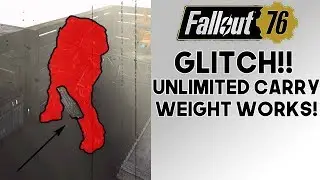 Fallout 76 GLITCH!! UNLIMITED Carry Weight STILL WORKS!! Use This Before It's Gone!! (1.0.2.3)