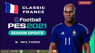 S. WILTORD face+stats (Classic France) How to create in PES 2021