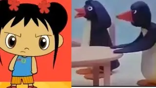Kai-Lan Scolds Pingu's Parents for Mistreating Pingu (Pingu Runs Away)