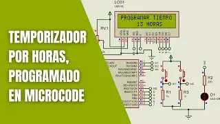 ✅ TEMPORIZADOR PROGRAMABLE CON PIC 16F628A