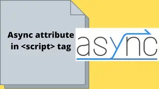 Async attribute in script tag I Java script I pagespeed I Async Tutorial
