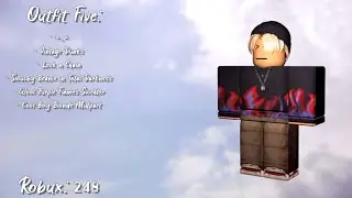 Some Thrifty Type Outfits In Roblox