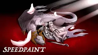 Drakengard 3 Speedpaint - Zero and Mikhail | Part 2: Coloring