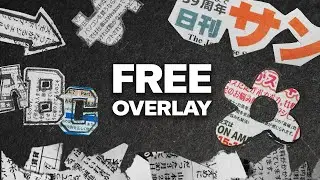 FREE Paper Stop Motion Overlay Textures - 4K (Mixed Media Effect)