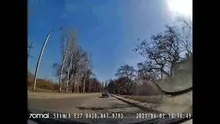 видео с места ДТП Донецк Буденновский район 02.04.21