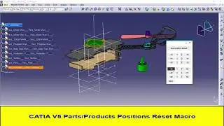CATIA V5 MACRO TUTORIAL - RESET PARTS / PRODUCTS POSITIONS