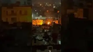 Incendio a Jaipur - Pre Holi   #india #incendio #holifestival